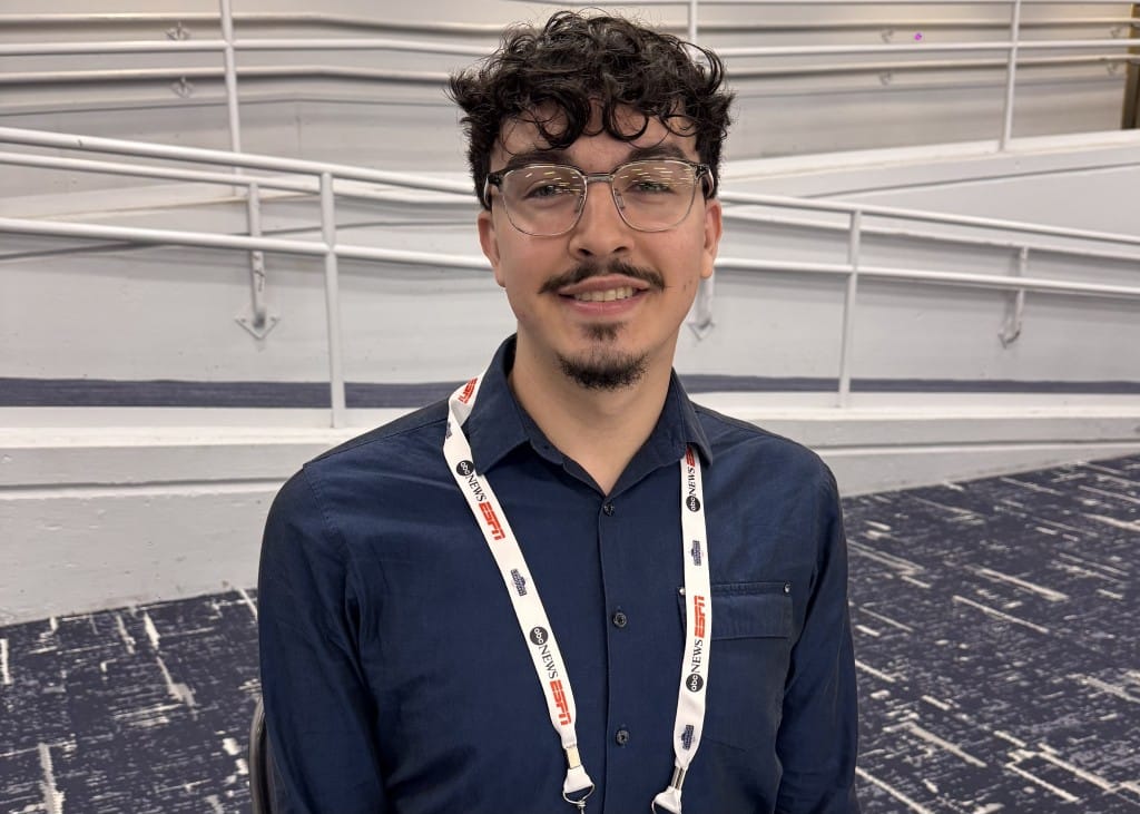 student reporter at the National Association of Hispanic Journalists Conference